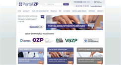 Desktop Screenshot of portalzp.cz